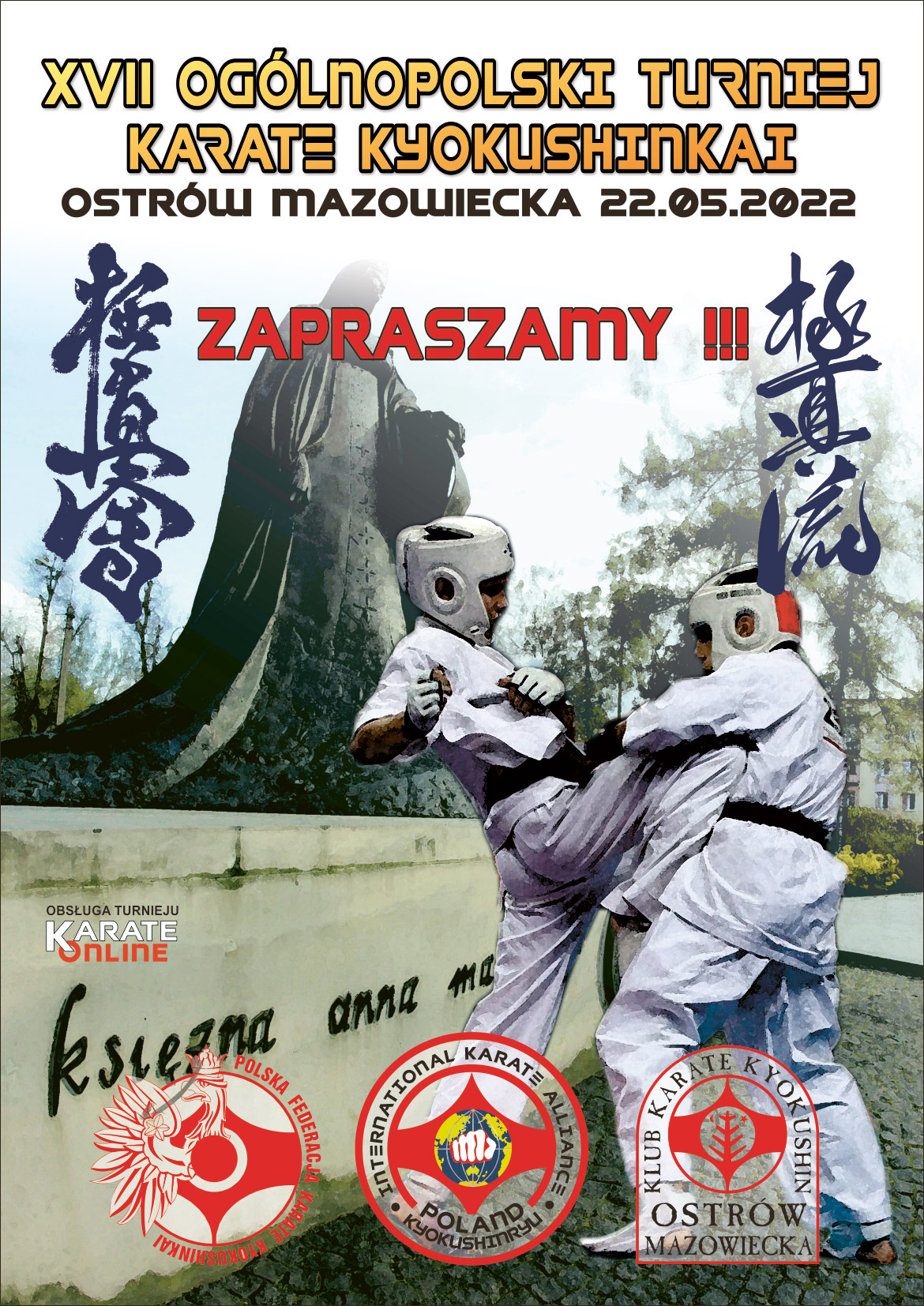 Link do rejestracji na XVII Ogólnopolski Turniej Karate Kyokushin , 22.05.2022
